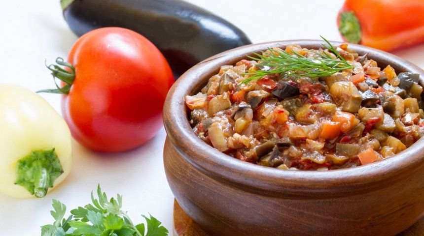 Как приготовить Лечо из баклажанов и помидорами на зиму просто рецепт пошаговый
